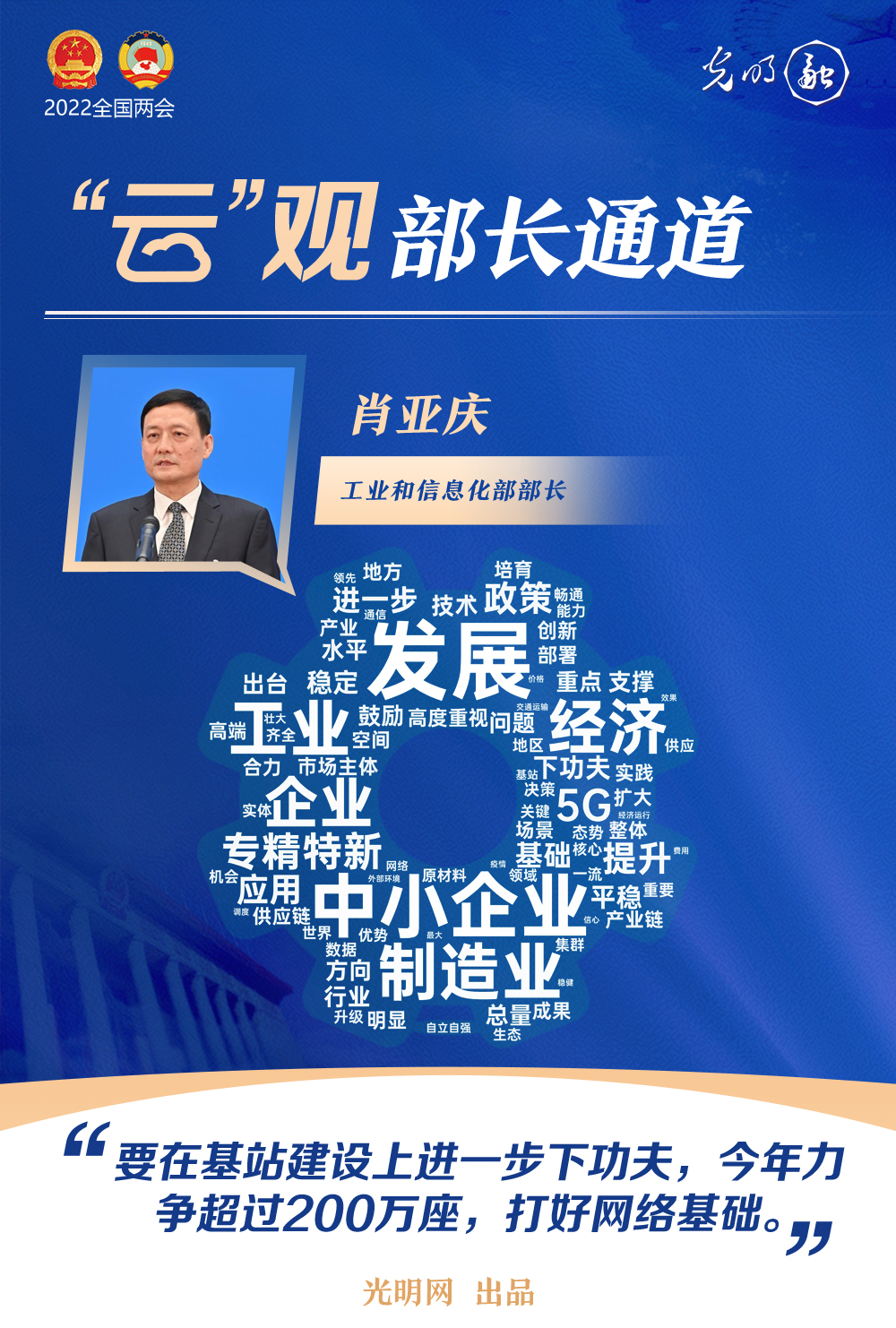 【“云”觀部長通道】一組詞云海報(bào)，帶你聆聽三位部長今年工作規(guī)劃