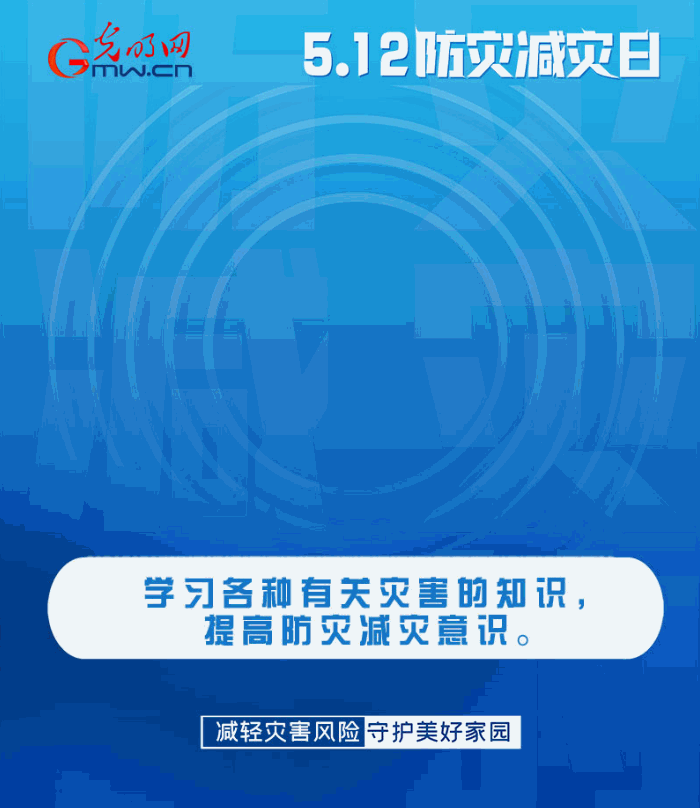 【動態(tài)海報】減輕災(zāi)害風(fēng)險，從這10個字開始