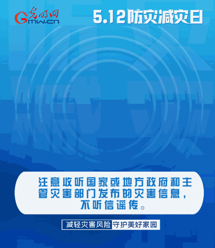 【動態(tài)海報】減輕災(zāi)害風(fēng)險，從這10個字開始