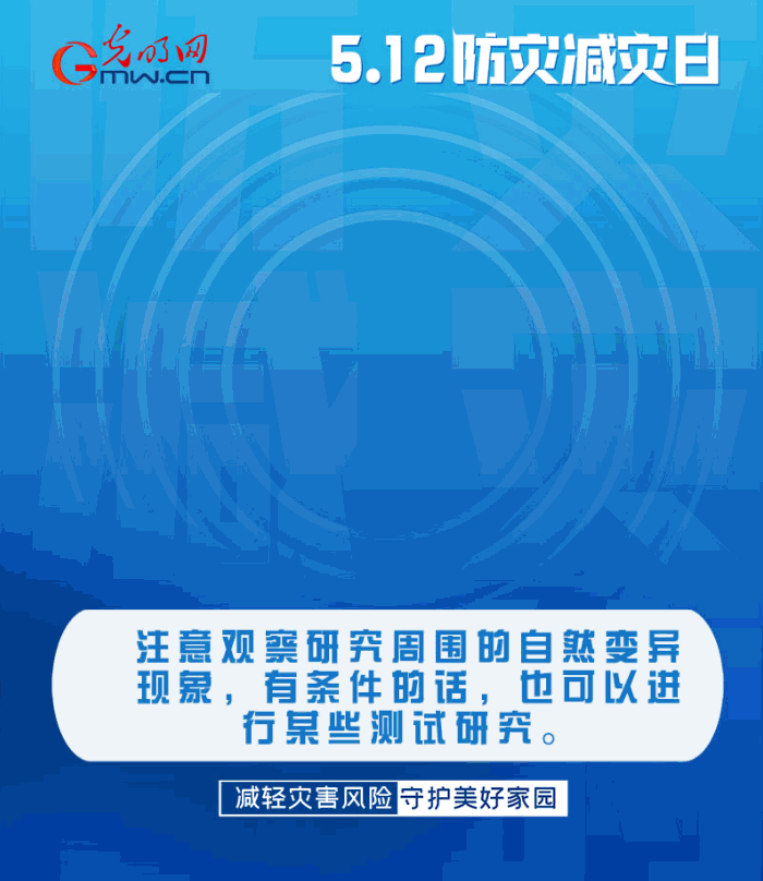 【動態(tài)海報】減輕災(zāi)害風(fēng)險，從這10個字開始
