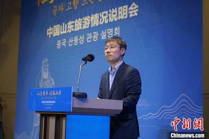首爾市政府觀光體育局局長金英渙致辭?！⑿?攝