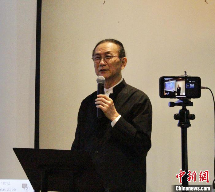 泰國泰中商務(wù)委員會主席邱威功致辭。<a target='_blank' href='/' _fcksavedurl='/'><p  align=