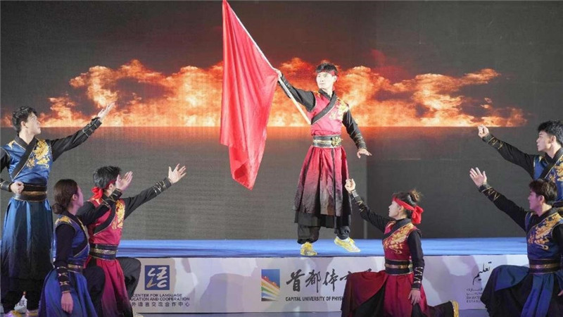 圖為“華夏風 功夫情”演出場景，中國駐阿聯酋大使館供圖