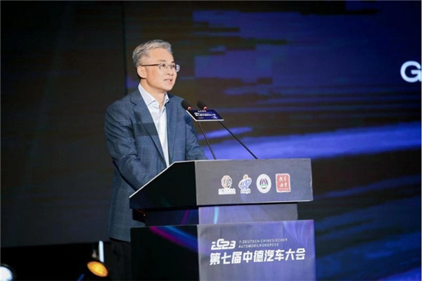 嘉興市人民政府市長(zhǎng)李軍致辭。主辦方供圖