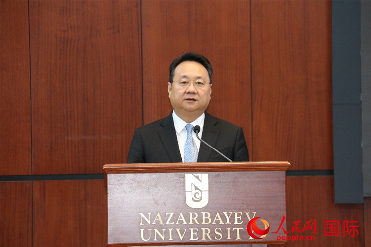 中共中央宣傳部副部長(zhǎng)王綱致辭。人民網(wǎng)記者 李強(qiáng)攝