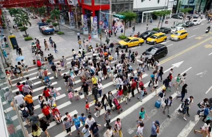 圖為信義商圈。圖片來源：臺灣“中時新聞網(wǎng)”。