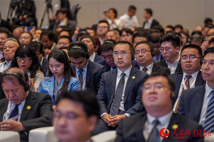 2023中國（浙江）—泰國合作交流會現(xiàn)場。普拉維攝