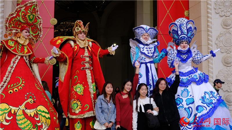北京展覽館舉辦首屆俄羅斯“謝肉節(jié)”慶祝活動(dòng)。人民網(wǎng) 褚夢(mèng)琦攝