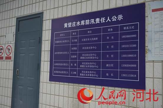 防汛責任人公示牌。人民網(wǎng)祝龍超攝