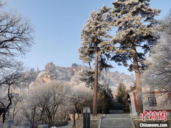 圖為崆峒山冬日美景。(資料圖) 徐振華 攝
