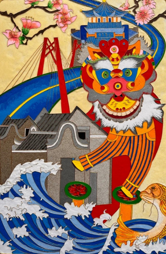 中小學生創(chuàng)新創(chuàng)意設計成果首次登上文博會。參展觀眾供圖