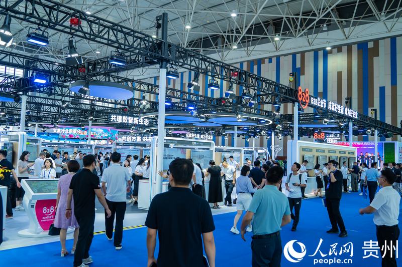 2、2024數(shù)博會共吸引400余家展商參展。人民網(wǎng) 陽茜攝.jpg