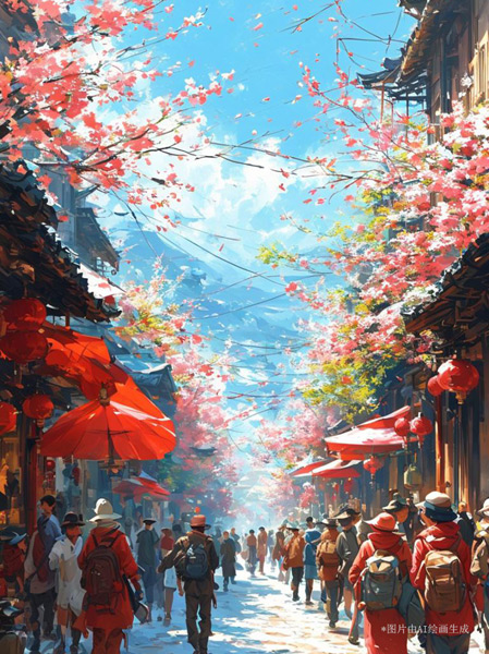 【巳巳如意萬(wàn)象新】漫評(píng)丨紅紅火火中國(guó)年，照見(jiàn)新年新圖景
