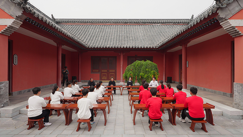 “一塊豆腐話清廉”思政課。滁州市委網(wǎng)信辦供圖