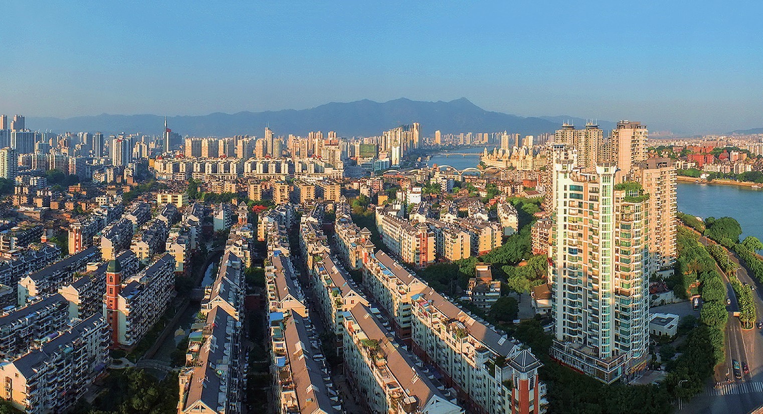 2018年，福州市臺江區(qū)蒼霞新城，高樓拔地而起，舊貌換新顏。