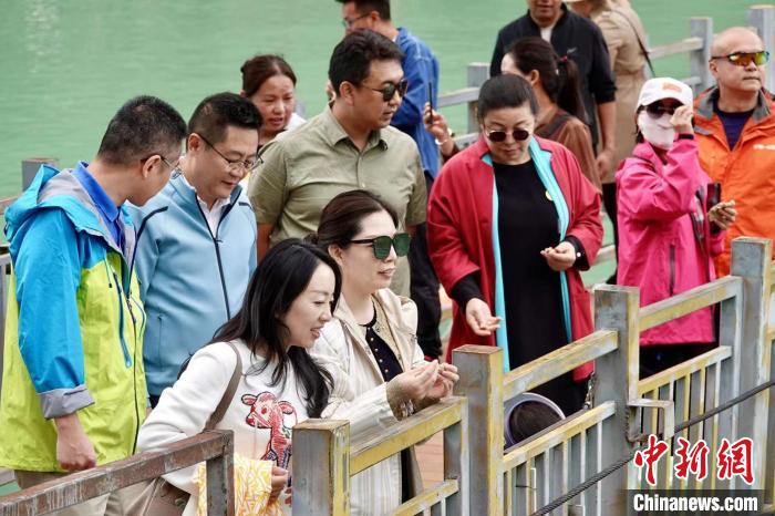 全國新的社會階層人士服務(wù)團(tuán)考察林芝巴河鎮(zhèn)生態(tài)保護(hù)項(xiàng)目?！∧岈?shù)┰龉﹫D
