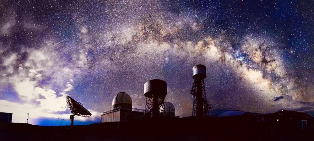 阿里暗夜星空。貢覺群培攝
